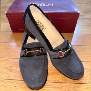 Oasi Mocassino Italian Suede Loafers w/Vibram Sole